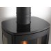 ACR NEO-3C 3-Sided Cylindrical Wood Stove on Closed Logstore