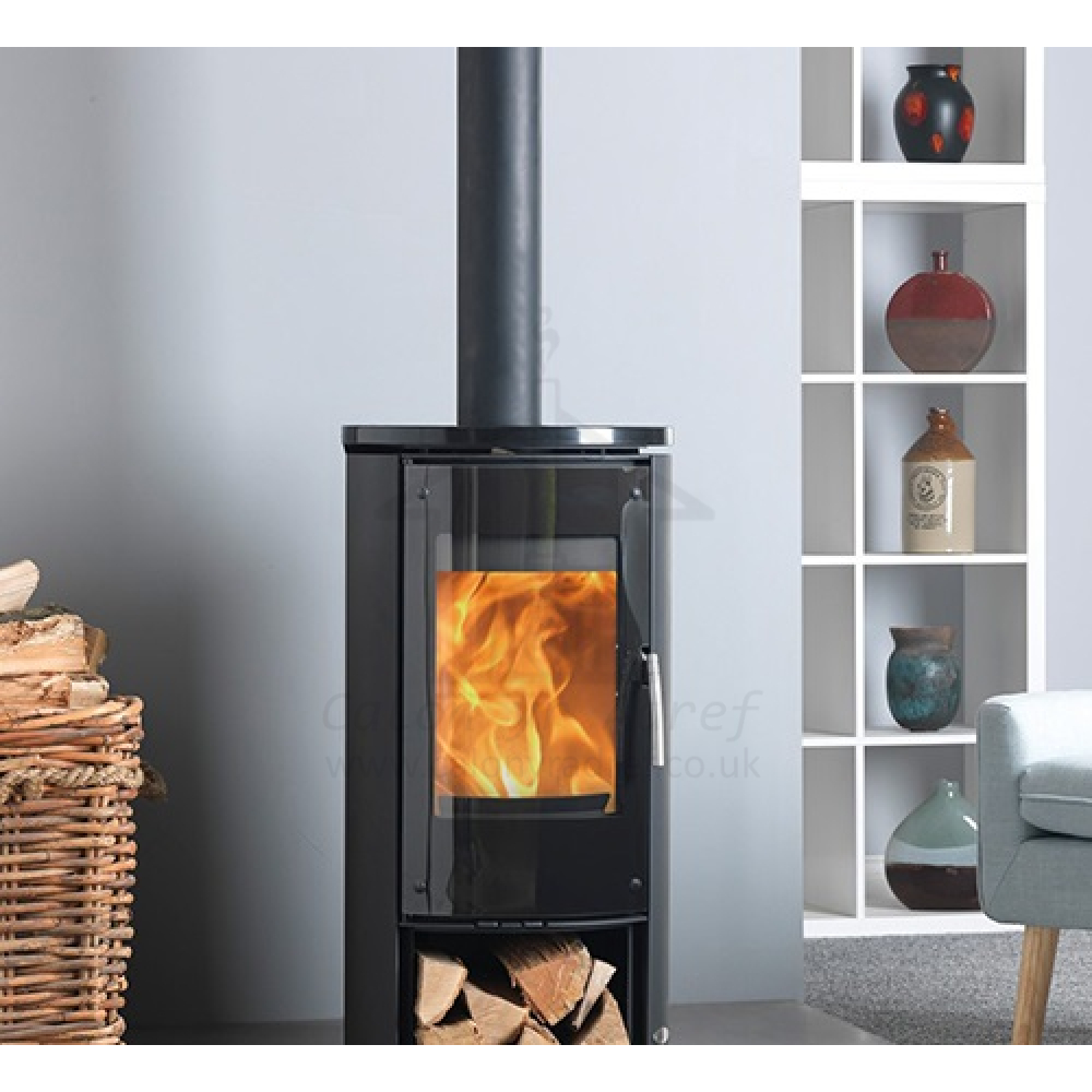 [SALE] ACR Novus Curved Glass Multifuel Cylinder Stove