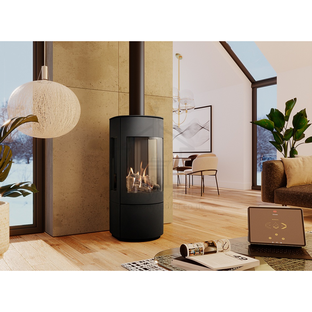 DRU Convexo Modern Cylindrical Gas Stove with Smart Control