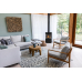 DRU Polo Contemporary 3-Sided Gas Stove with Remote Control
