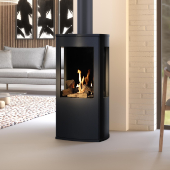 DRU Trio Modern 3-Sided Gas Stove with Remote Control