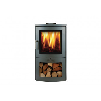 Chesneys Milan Contemporary Wood Stove with Log Store