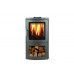 Chesneys Milan Contemporary Wood Stove with Log Store