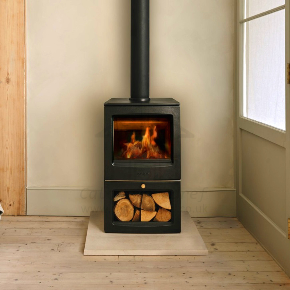 Chesneys Sanctuary 5WS/LS Wood Burning Stove on Log Store