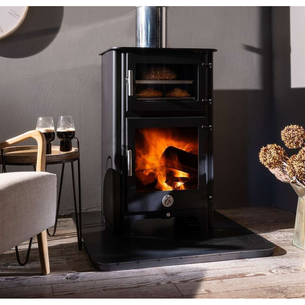Chilli Penguin "Popty Stout" Convector Wood Burning Stove