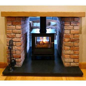 Clock Blithfield DS Double-Sided Multifuel Stove
