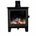 Clock Sudbury Wood-Effect Natural Gas Stove