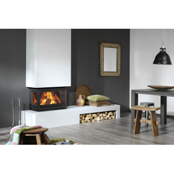 Dik Geurts Instyle Triple 660 Low 3-Sided Inset Stove