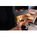 Dik Geurts Lars 1000 Freestanding Wood Fire Baking Oven Stove & Log Store