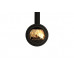Dik Geurts Odin Tunnel Suspended See-Through Wood Stove