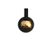 Dik Geurts Odin Tunnel Suspended See-Through Wood Stove