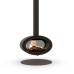 Dik Geurts Oval Tunnel Suspended Double-Sided Wood Stove