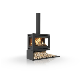 Dik Geurts Vidar Triple Medium 3-Sided Stove on Floating Plateau