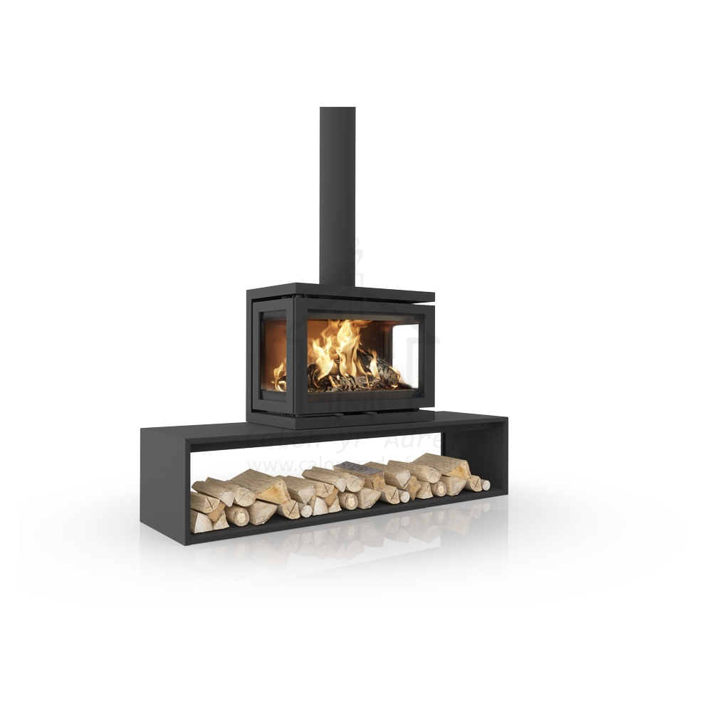 Dik Geurts Vidar Triple Medium 3-Sided Stove on Floating Plateau