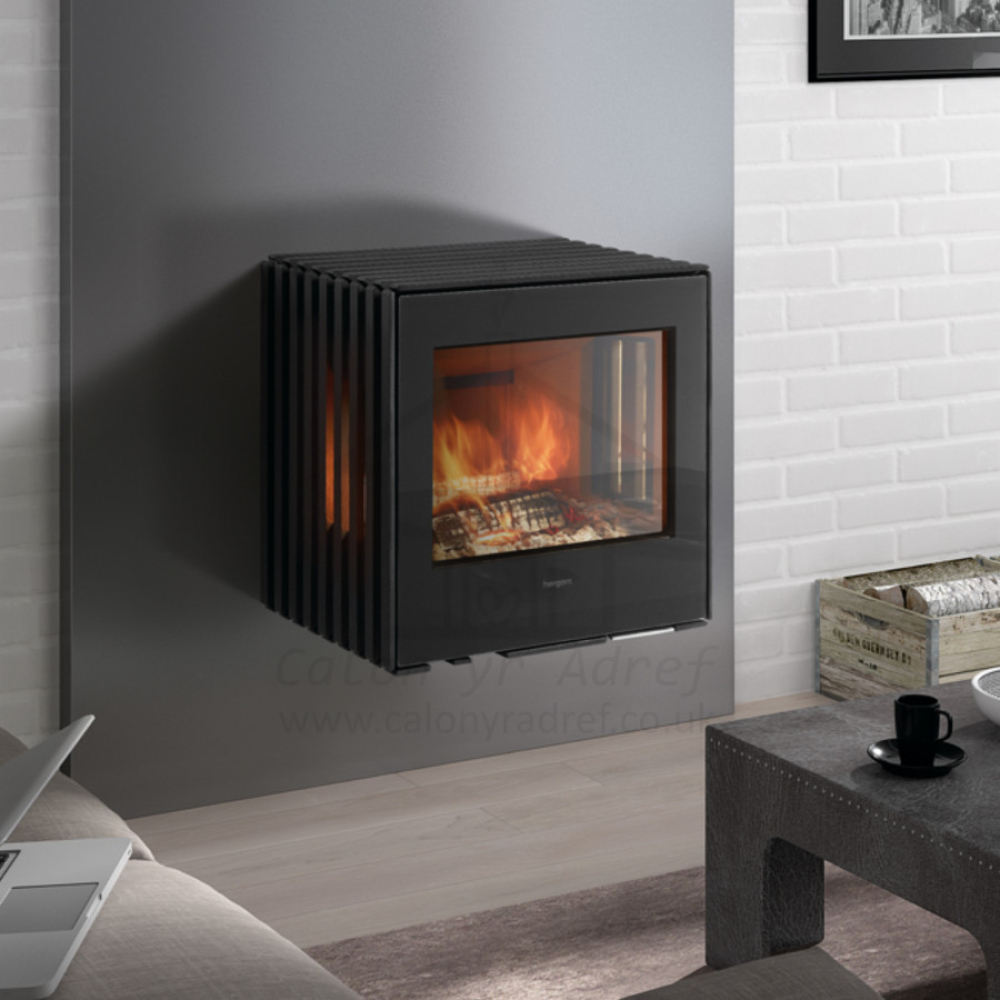 Hergom Glance Wall-Mounted Wood Burner Stove