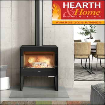 Hergom Glance Wide Freestanding Wood Burner Stove