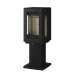 Hergom Glow 3-Sided Wood Burning Stove on Pedestal