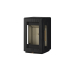 Hergom Glow 3-Sided Wall-Mounted Wood Burning Stove