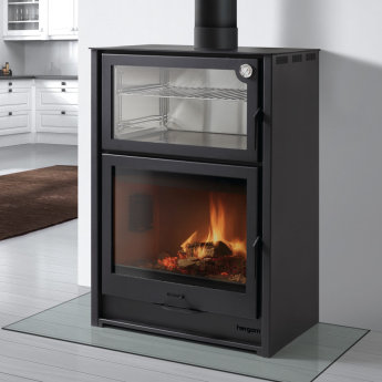Hergom Laredo Contemporary Wood Fire Oven Stove