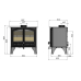 Hunter Herald 8 Eco Double Door Wood Burning Stove