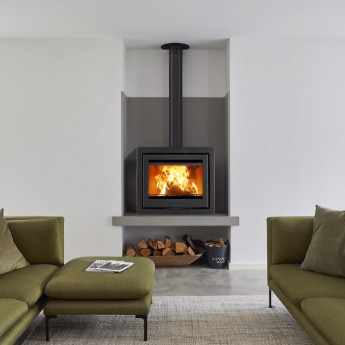 Di Lusso R6 Eco Cube Contemporary Wood Burning Stove