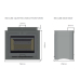 Di Lusso R6 Eco Cube 'Quattro' Contemporary Multifuel Stove