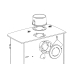 Hunter Stoves Replacement 5" Flue Gasket