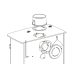 Hunter Stoves Flue Collar / Spigot Fixing Pack