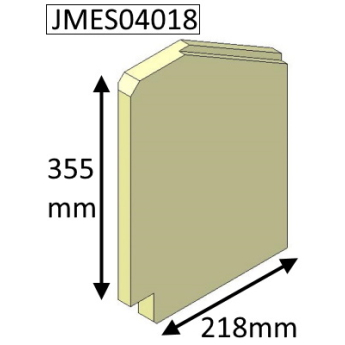 Hunter Allure 4 Replacement Left-Hand Side Fire Brick