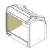 Hunter Allure 4 Replacement Left-Hand Side Fire Brick