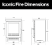 Iconic 500 Electric Wood Fire Effect Stove