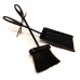 2 Piece All-Black Fireside Tool Set