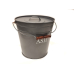 Metal Ash Buckets with Lids & Wooden Handles