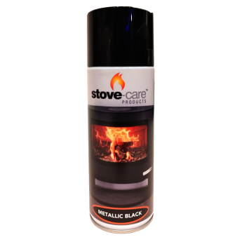 High Temperature Heat Resistant Stove Paint - Metallic Black