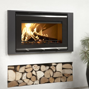 Westfire Uniq 32 Glass-Fronted Wide Inset Ecodesign Wood Stove