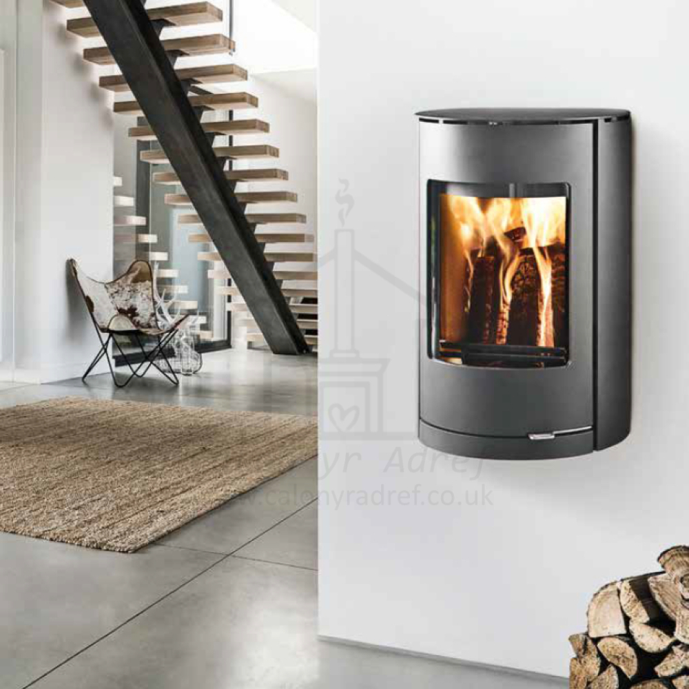 Westfire Uniq 36 Wall-Mounted Cylindrical Ecodesign Wood Stove